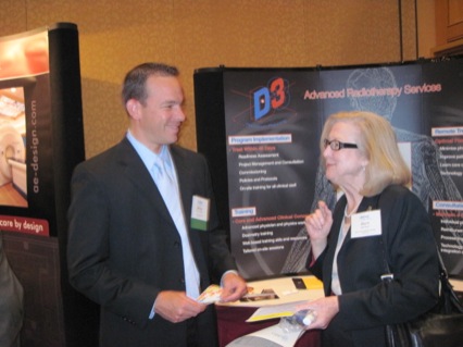 Brian Zeppuhar, D-3 Radiation Planning, with attendee